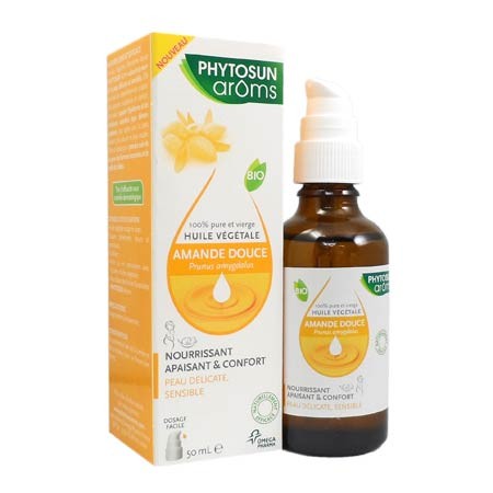 PHYTOSUN HUILE VEGETALE AMANDE DOUCE BIO 100 ML