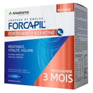 FORCAPIL FORTIFIANT KERATINE+  120GEL+60