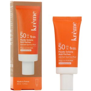 KREME FLUIDE SOLAIRE ANTI-TACHES VISAGE ET COU 40ML