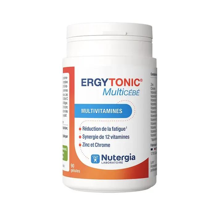 NUTERGIA ERGYTONIC MULTICEBE BOITE 90 GELULES