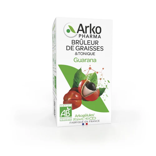 ARKO BRULEUR DE GRAISSES GUARANA BTE 40 GEL