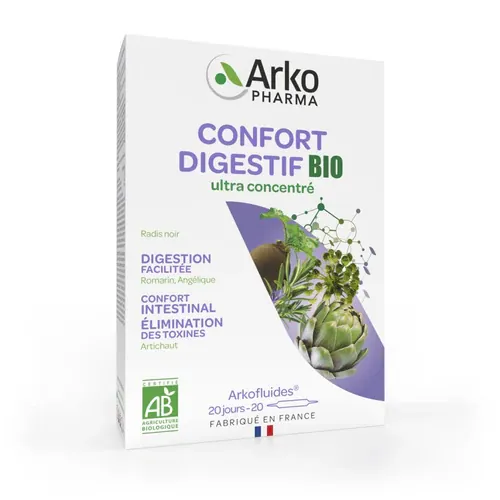 ARKOPHARMA CONFORT DIGESTIF BIO 20 AMPLOULES