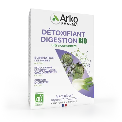 ARKOPHARMA DETOXIFIANT DIGESTION BIO 20 AMPOULES